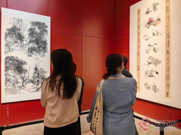 47位云南画家带来131幅中国画作在云南美术馆展出